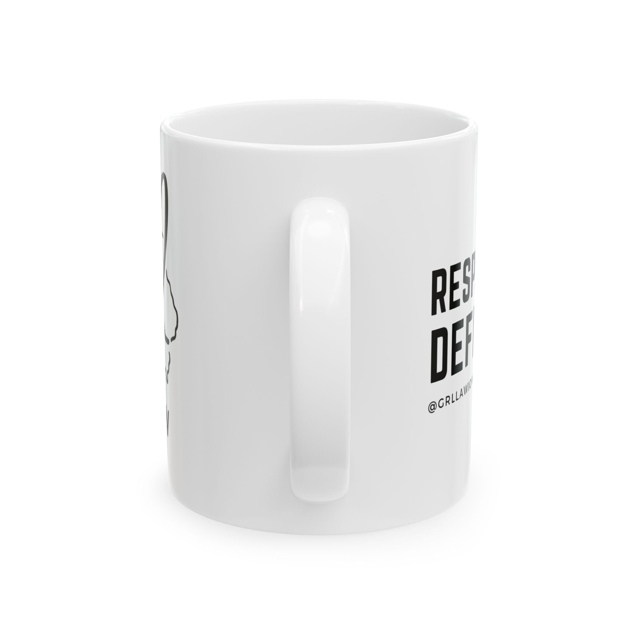 Respectfully Defiant Mug WHT