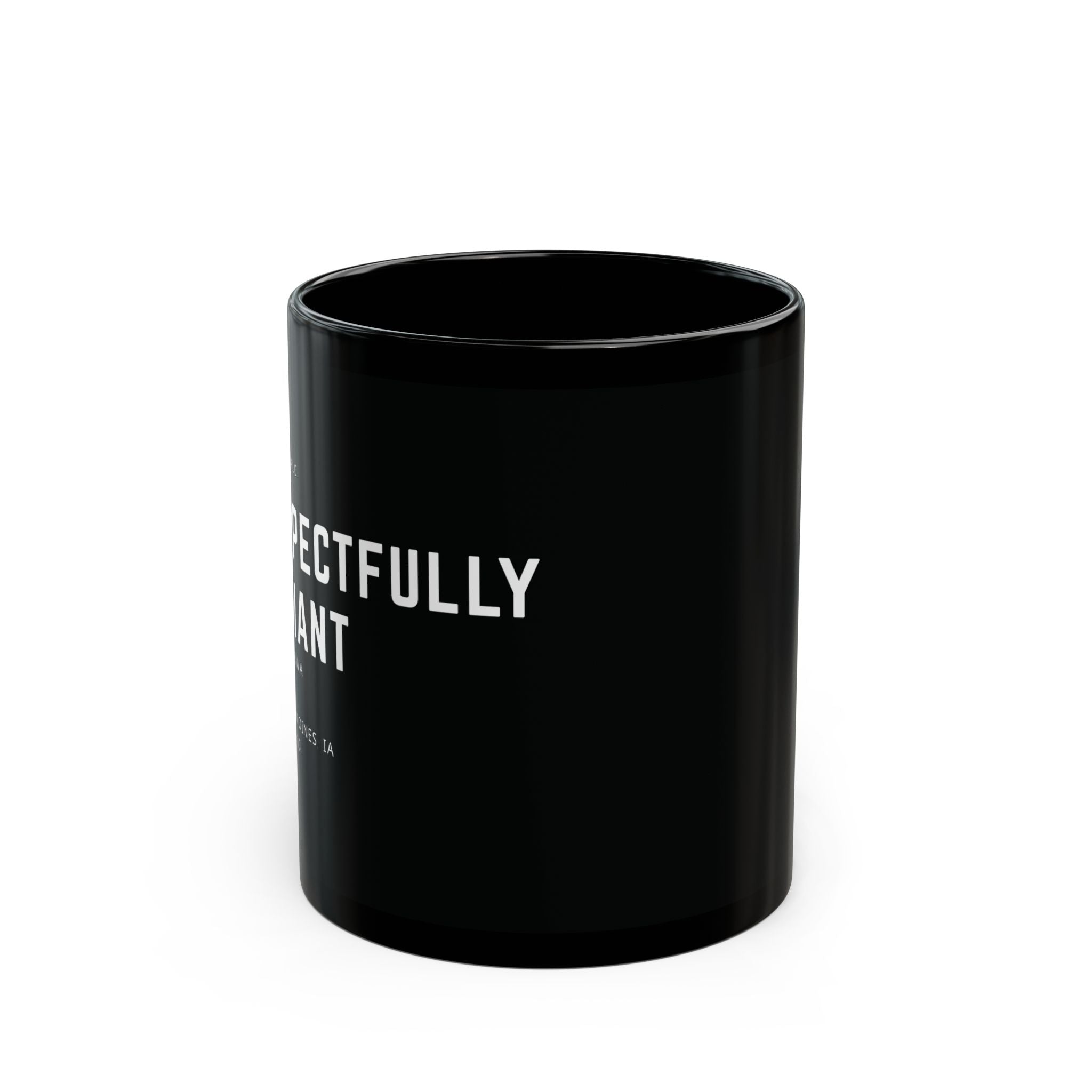 Respectfully Defiant Mug BLK