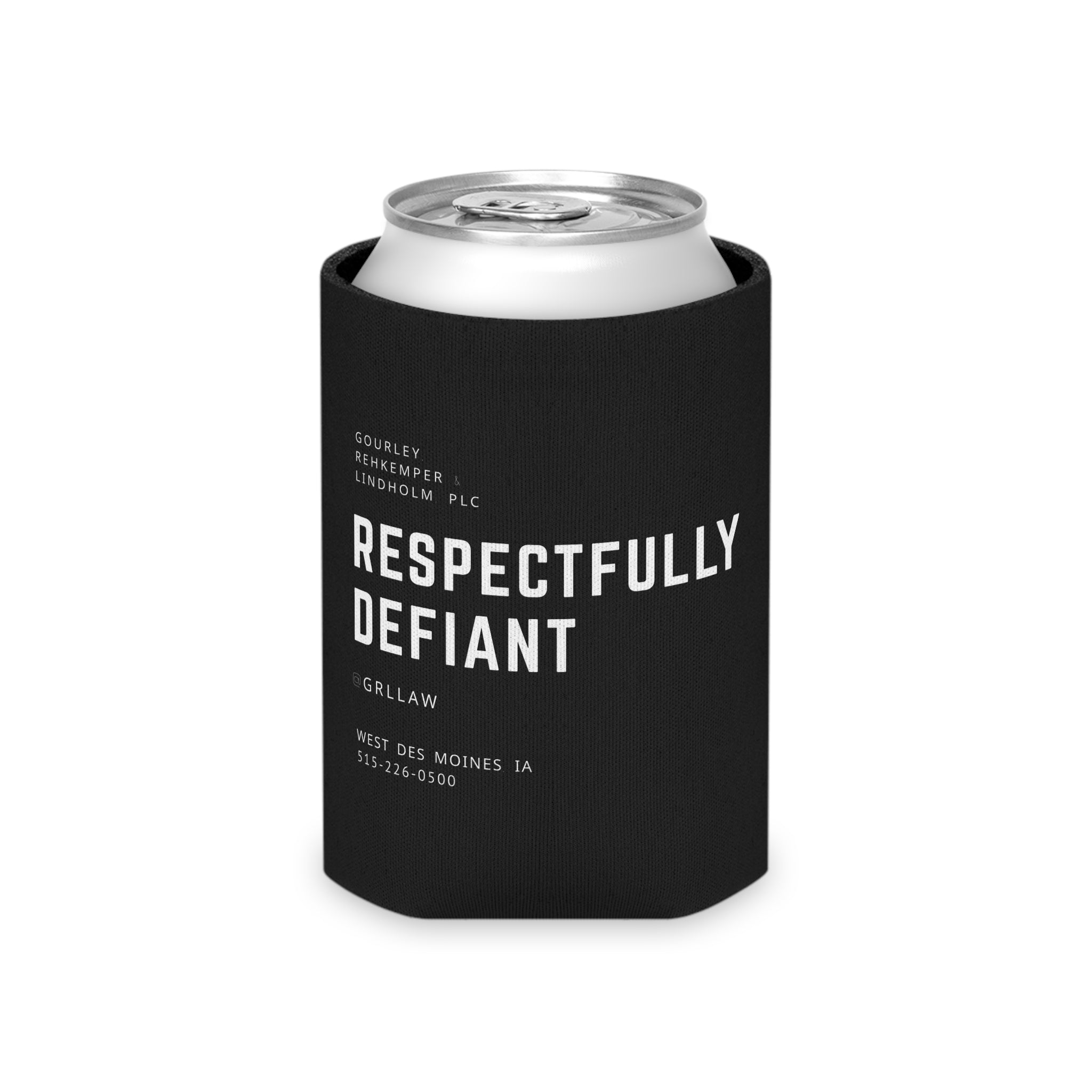 Respectfully Defiant Koozie BLK